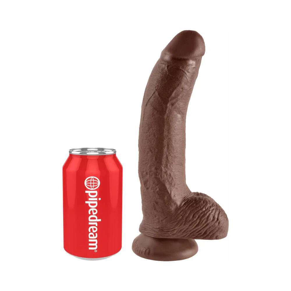 Pipedream King Cock 9 in. Cock With Balls Realistic Suction Cup Dildo - Buy At Luxury Toy X - Free 3-Day Shipping