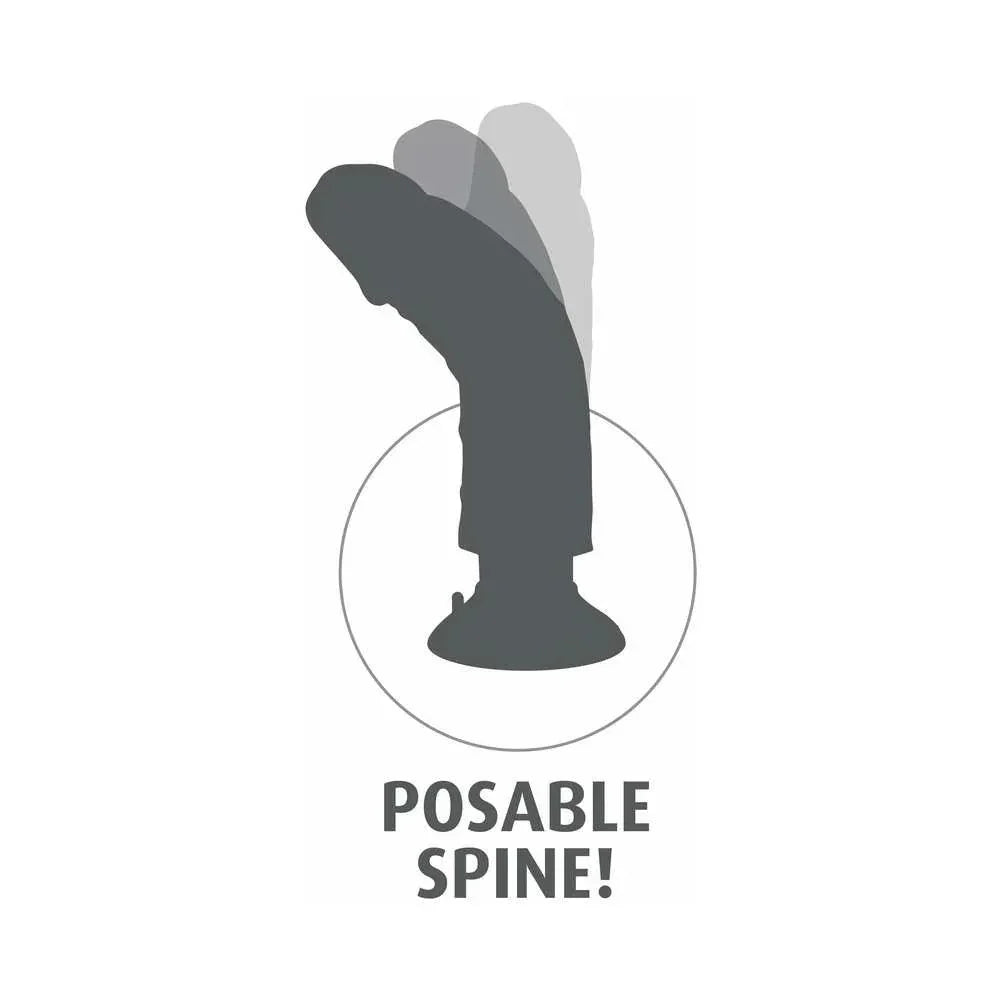 Pipedream King Cock 9 in. Vibrating Cock Poseable Dildo With Suction Cup - Buy At Luxury Toy X - Free 3-Day Shipping