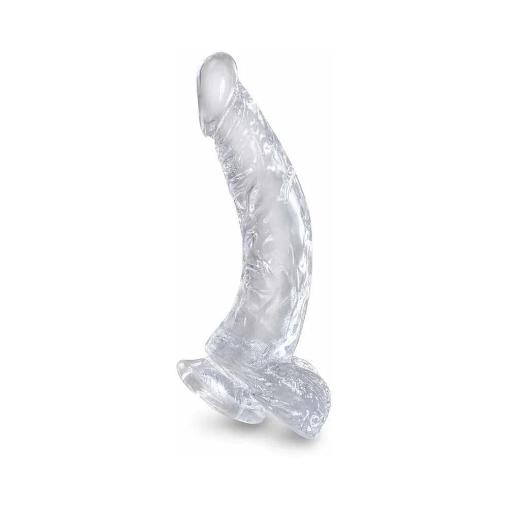Pipedream King Cock Clear 7.5 in. Cock With Balls Realistic Suction Cup Dildo - Buy At Luxury Toy X - Free 3-Day Shipping