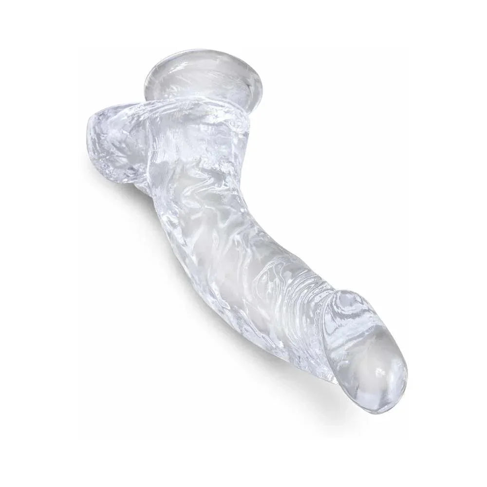 Pipedream King Cock Clear 7.5 in. Cock With Balls Realistic Suction Cup Dildo - Buy At Luxury Toy X - Free 3-Day Shipping
