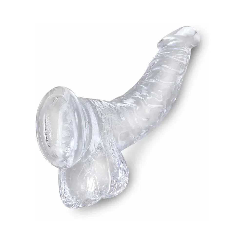 Pipedream King Cock Clear 7.5 in. Cock With Balls Realistic Suction Cup Dildo - Buy At Luxury Toy X - Free 3-Day Shipping