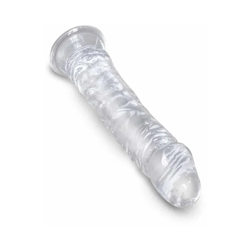 Pipedream King Cock Clear 8in Dildo - Buy At Luxury Toy X - Free 3-Day Shipping