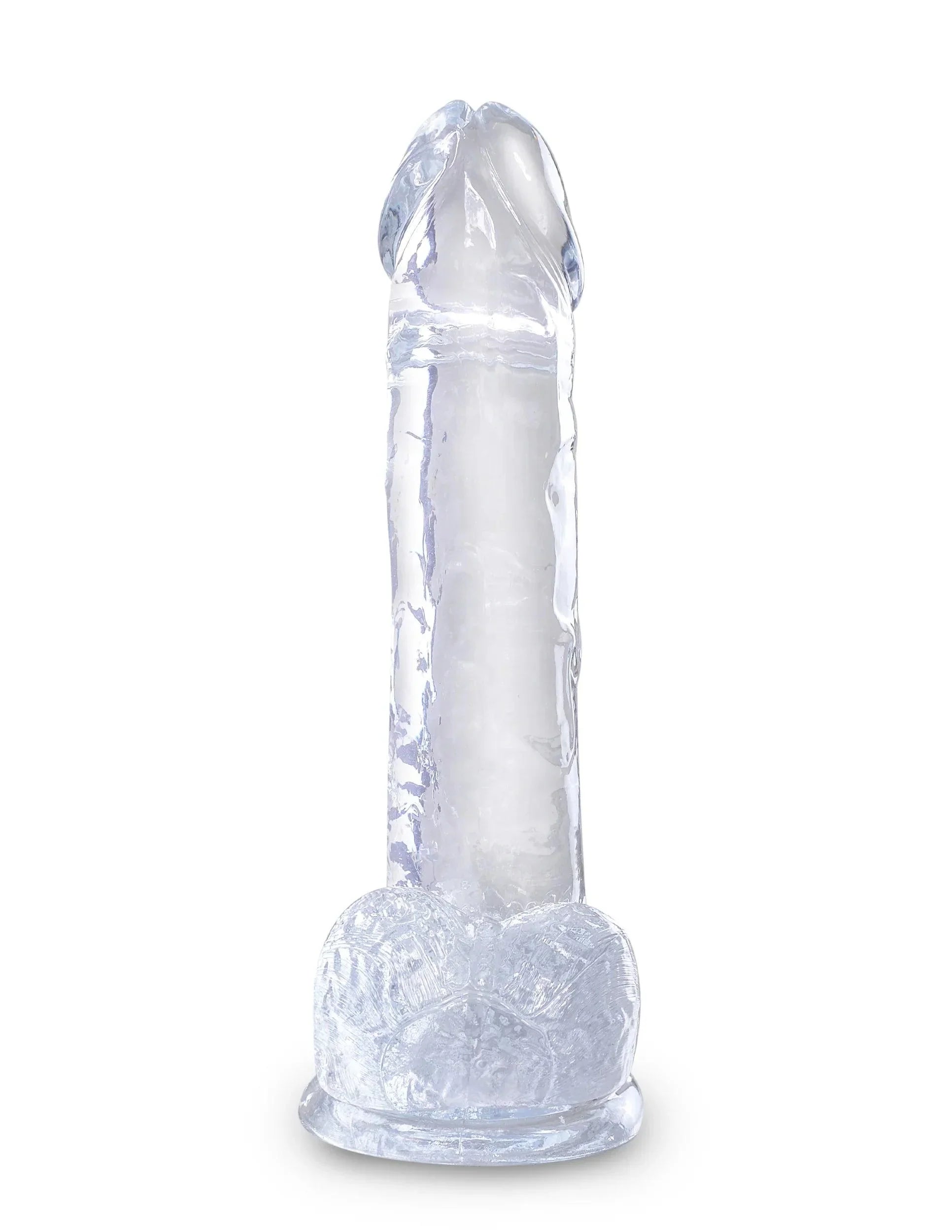 Pipedream King Cock Clear Dildo with Balls 7in - Buy At Luxury Toy X - Free 3-Day Shipping
