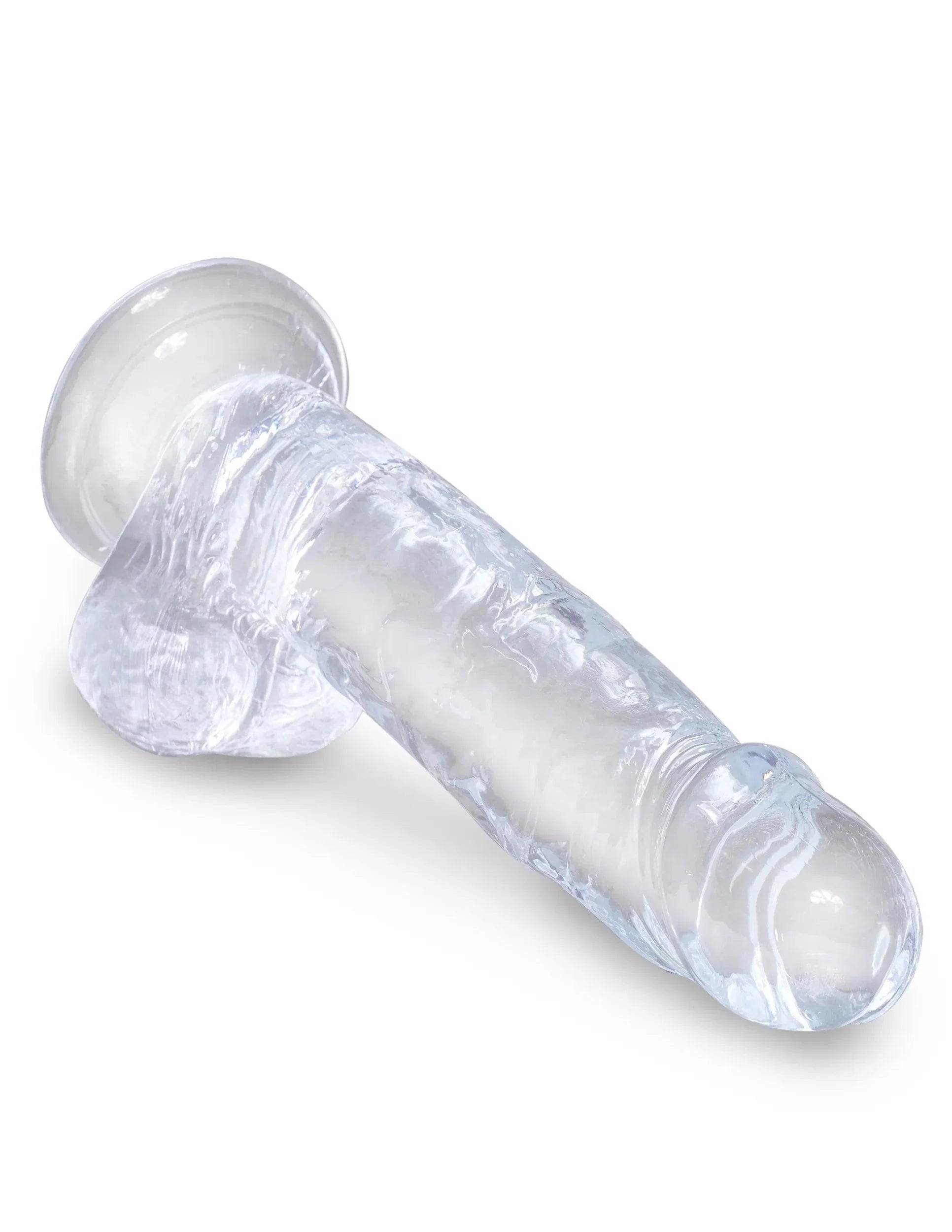 Pipedream King Cock Clear Dildo with Balls 7in - Buy At Luxury Toy X - Free 3-Day Shipping
