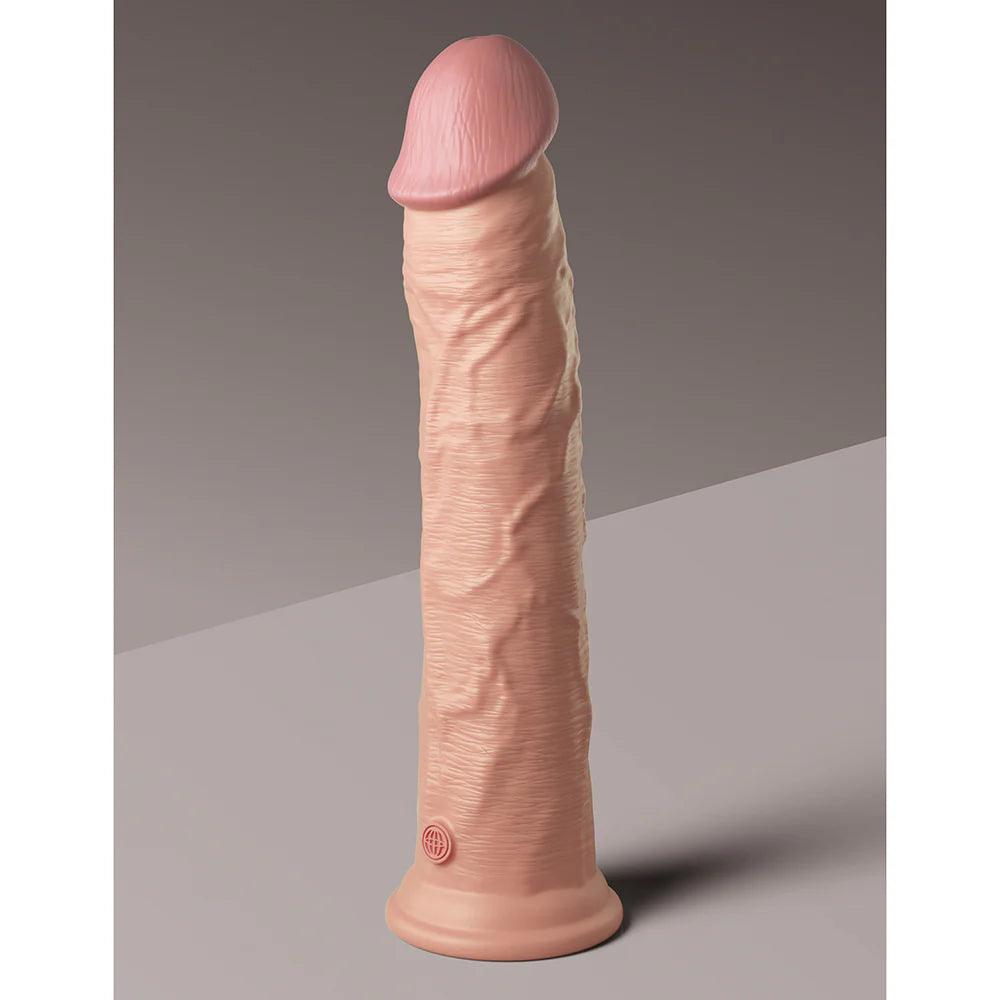 Pipedream King Cock Elite 11 in. Dual Density Silicone Cock Realistic Dildo With Suction Cup - Buy At Luxury Toy X - Free 3-Day Shipping