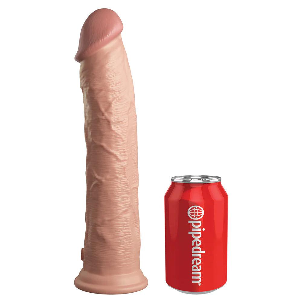 Pipedream King Cock Elite 11 in. Dual Density Silicone Cock Realistic Dildo With Suction Cup - Buy At Luxury Toy X - Free 3-Day Shipping