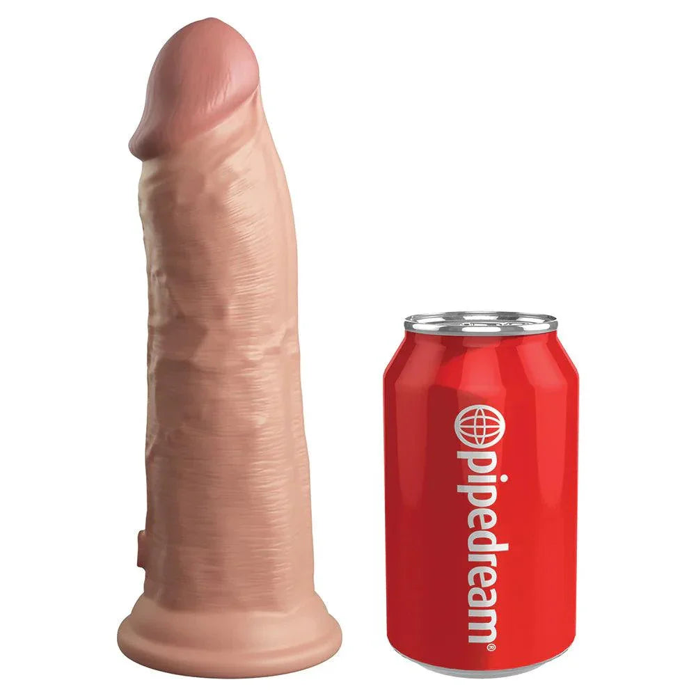 Pipedream King Cock Elite 8 in. Dual Density Silicone Cock Realistic Dildo With Suction Cup - Buy At Luxury Toy X - Free 3-Day Shipping