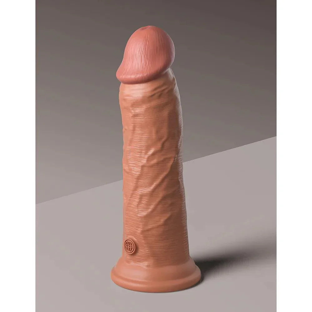 Pipedream King Cock Elite 8 in. Vibrating Realistic Dildo With Suction Cup - Buy At Luxury Toy X - Free 3-Day Shipping