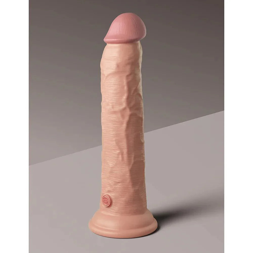 Pipedream King Cock Elite 9 in. Dual Density Silicone Cock Realistic Dildo With Suction Cup - Buy At Luxury Toy X - Free 3-Day Shipping