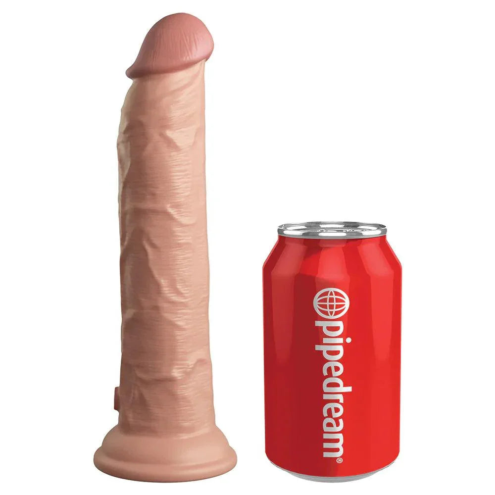 Pipedream King Cock Elite 9 in. Dual Density Silicone Cock Realistic Dildo With Suction Cup - Buy At Luxury Toy X - Free 3-Day Shipping