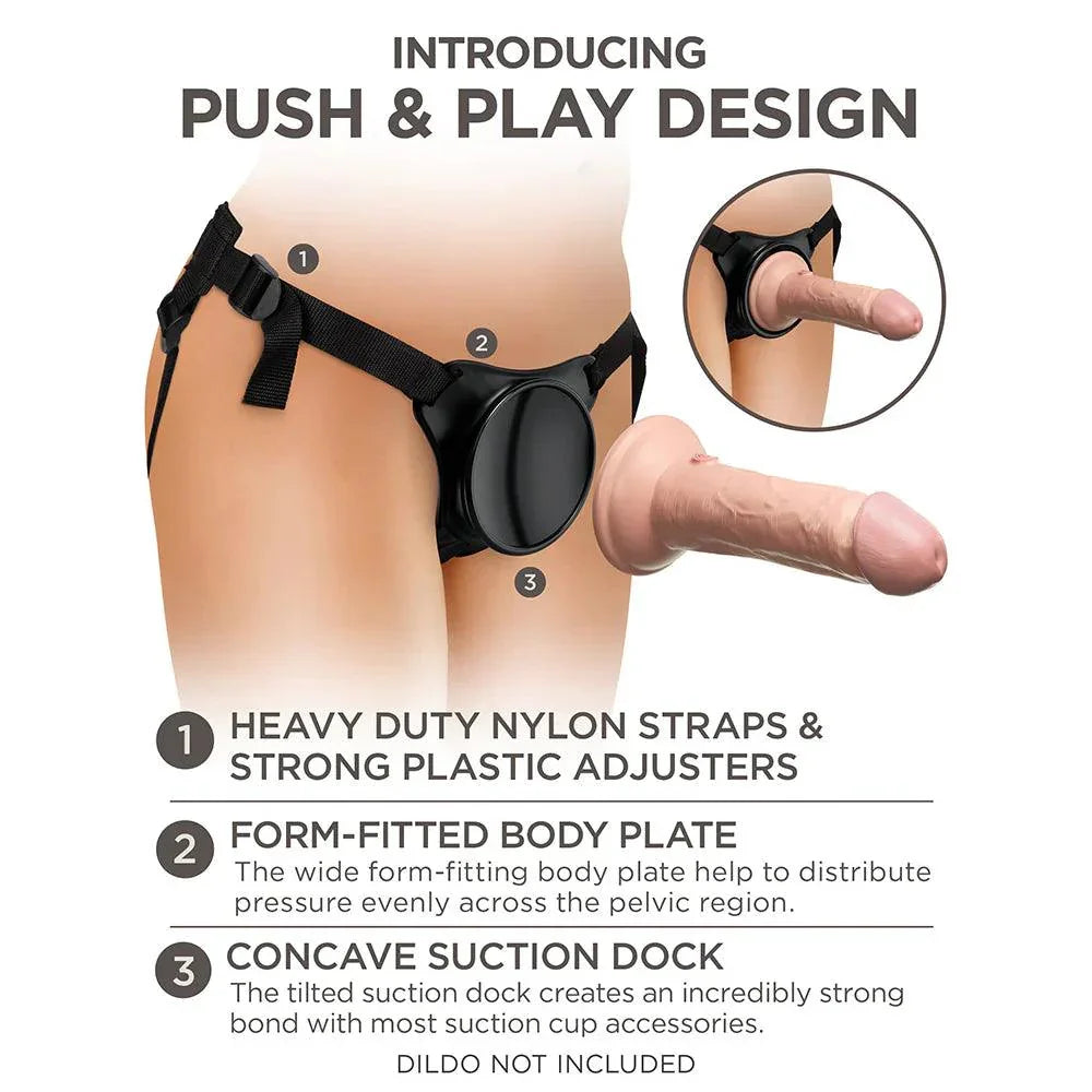 Pipedream King Cock Elite Beginner's Body Dock Strap-On Harness - Buy At Luxury Toy X - Free 3-Day Shipping