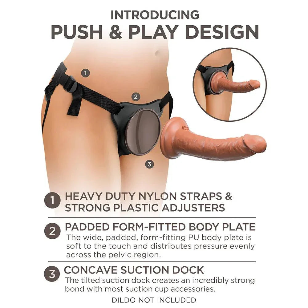 Pipedream King Cock Elite Comfy Body Dock Strap-On Harness - Buy At Luxury Toy X - Free 3-Day Shipping