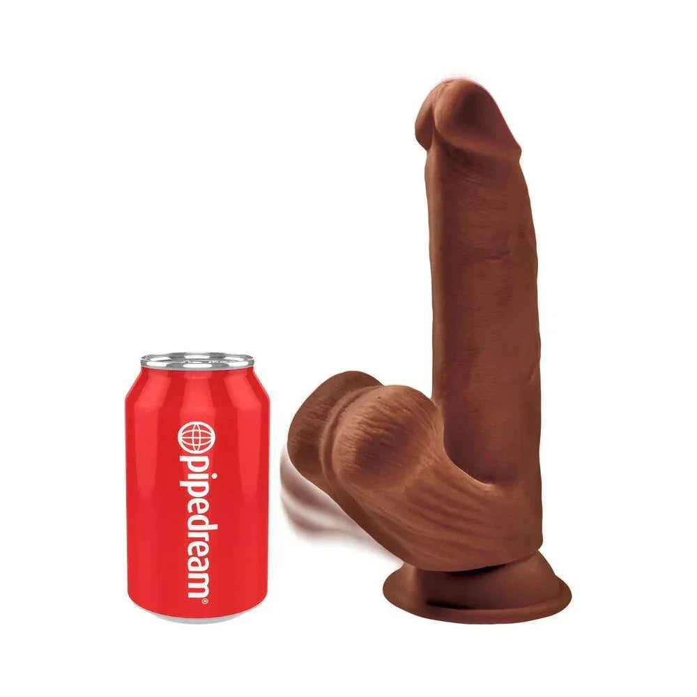 Pipedream King Cock Plus 8 in. Triple Density Cock With Swinging Balls Dildo - Buy At Luxury Toy X - Free 3-Day Shipping