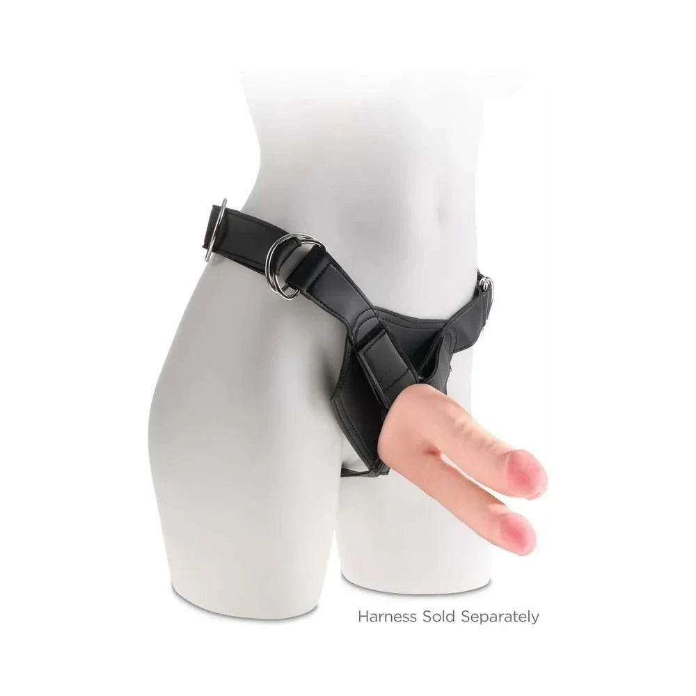 Pipedream King Cock Plus Triple Density Double Penetrator 9.5 in. Realistic Dildo - Buy At Luxury Toy X - Free 3-Day Shipping