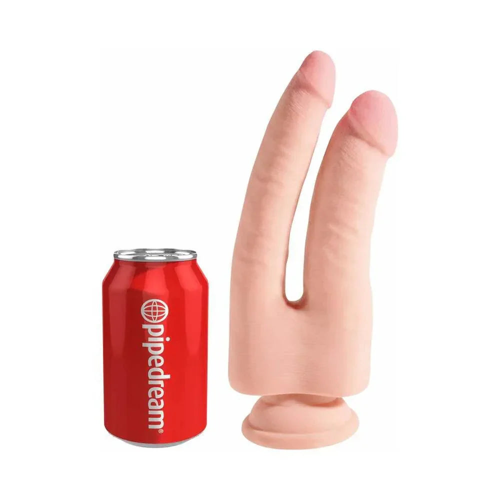 Pipedream King Cock Plus Triple Density Double Penetrator 9.5 in. Realistic Dildo - Buy At Luxury Toy X - Free 3-Day Shipping