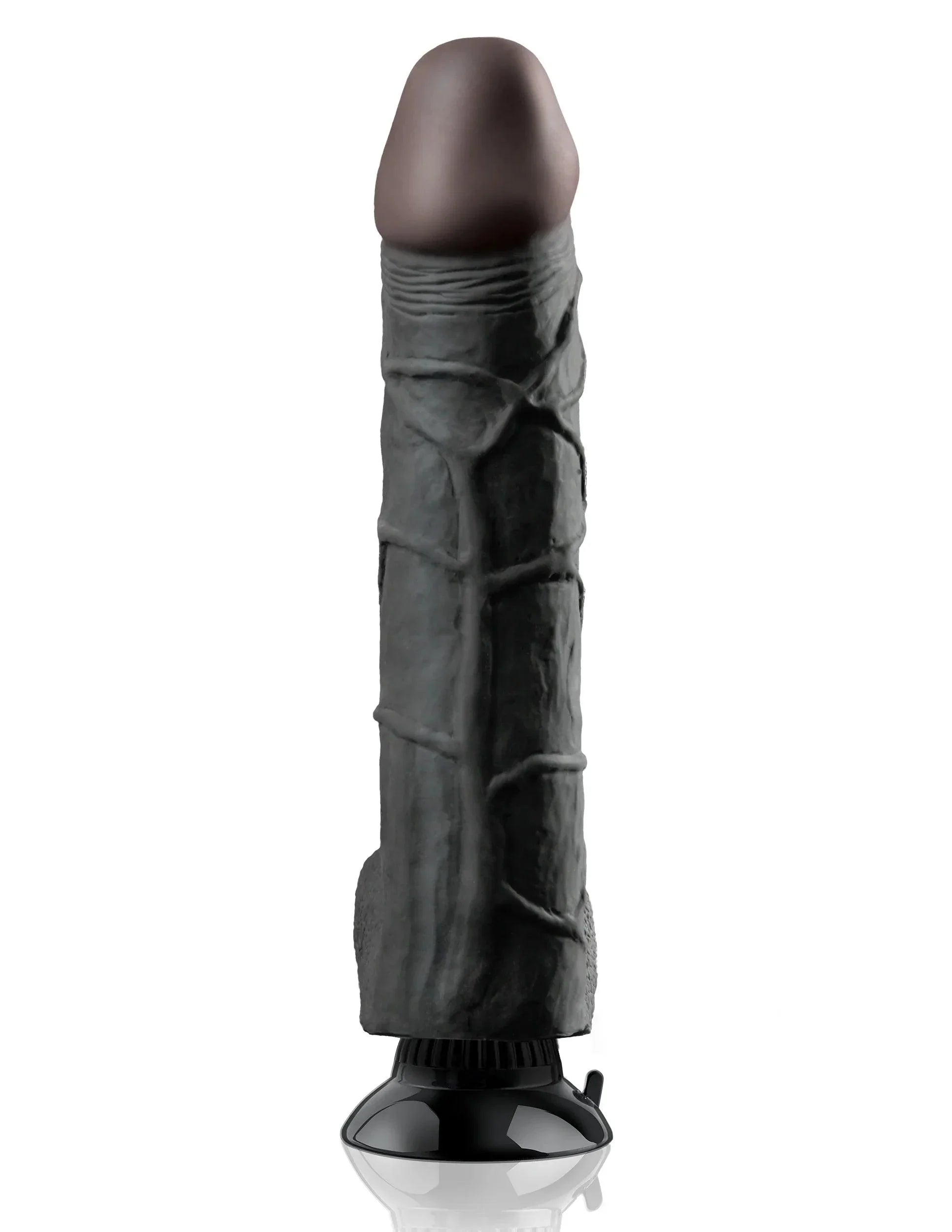 Pipedream Real Feel Deluxe No. 12 Realistic 12 in. Vibrating Dildo With Balls and Suction Cup - Buy At Luxury Toy X - Free 3-Day Shipping