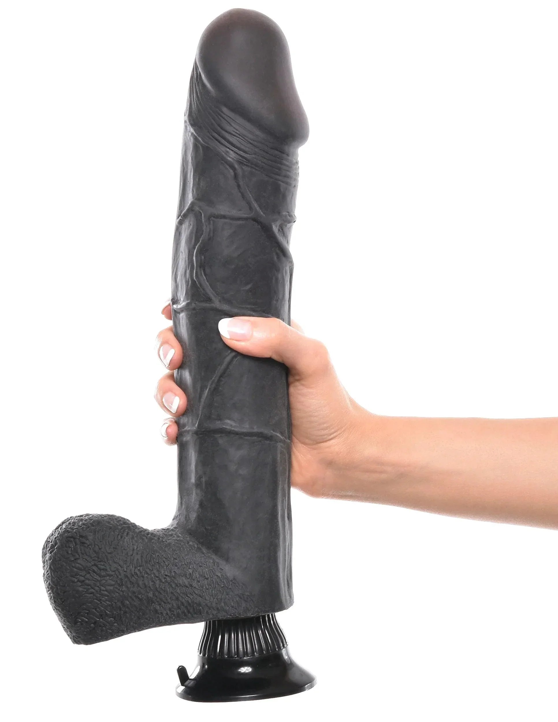 Pipedream Real Feel Deluxe No. 12 Realistic 12 in. Vibrating Dildo With Balls and Suction Cup - Buy At Luxury Toy X - Free 3-Day Shipping
