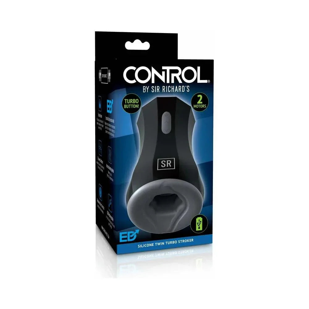 Pipedream Sir Richard's Silicone Twin Turbo Stroker - Buy At Luxury Toy X - Free 3-Day Shipping