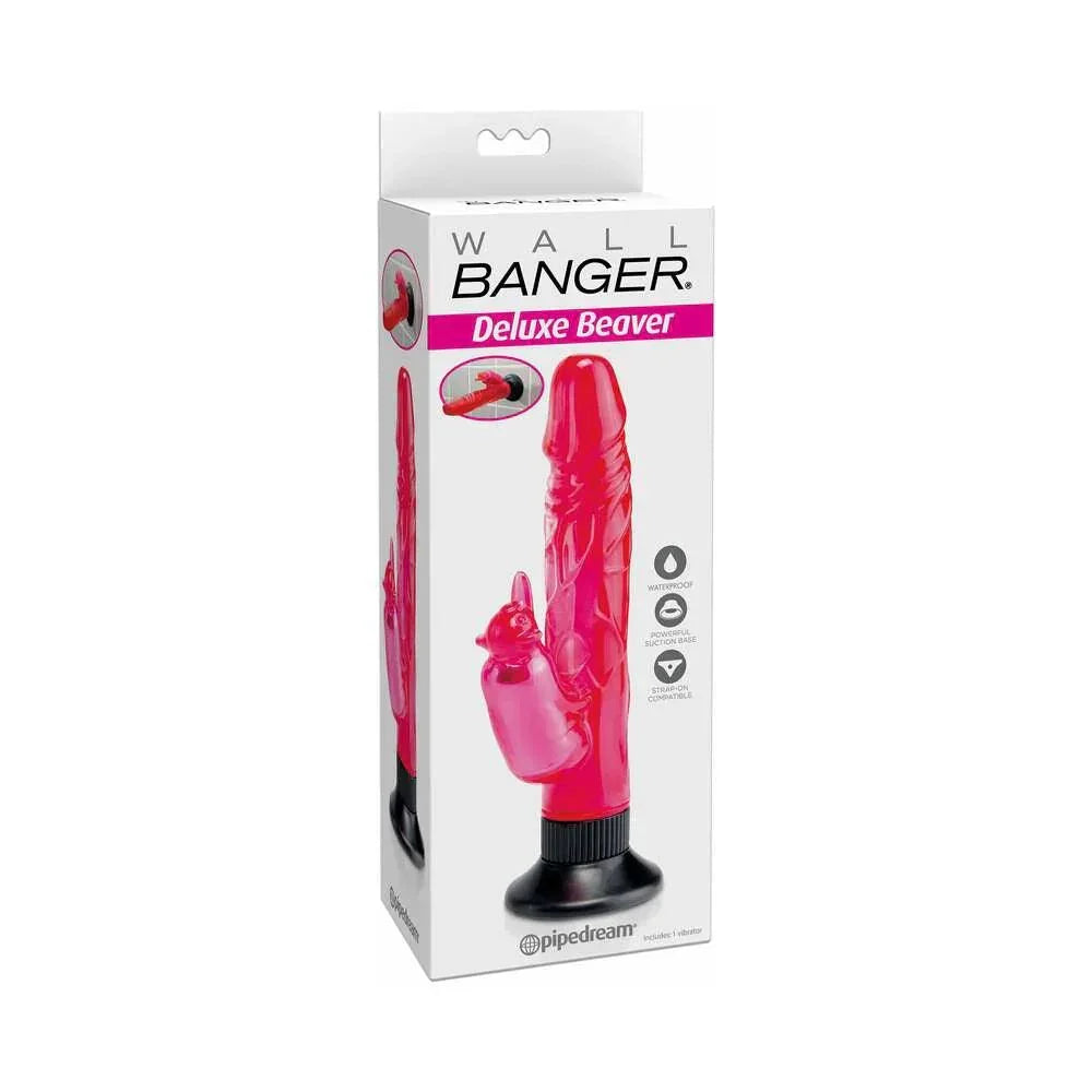 Pipedream Waterproof Wall Bangers Deluxe Beaver Dual Stimulation Vibrator - Buy At Luxury Toy X - Free 3-Day Shipping