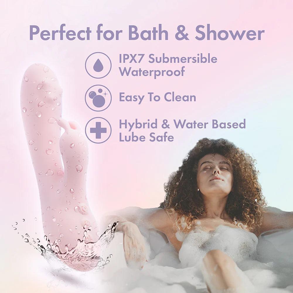 Play with Me Fairy Flutter Rechargeable Silicone Rabbit Vibrator - Buy At Luxury Toy X - Free 3-Day Shipping