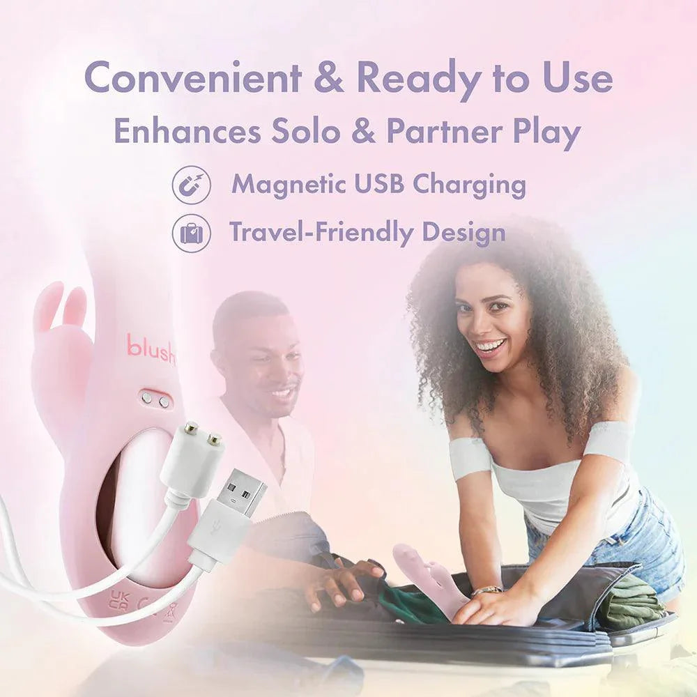 Play with Me Fairy Flutter Rechargeable Silicone Rabbit Vibrator - Buy At Luxury Toy X - Free 3-Day Shipping