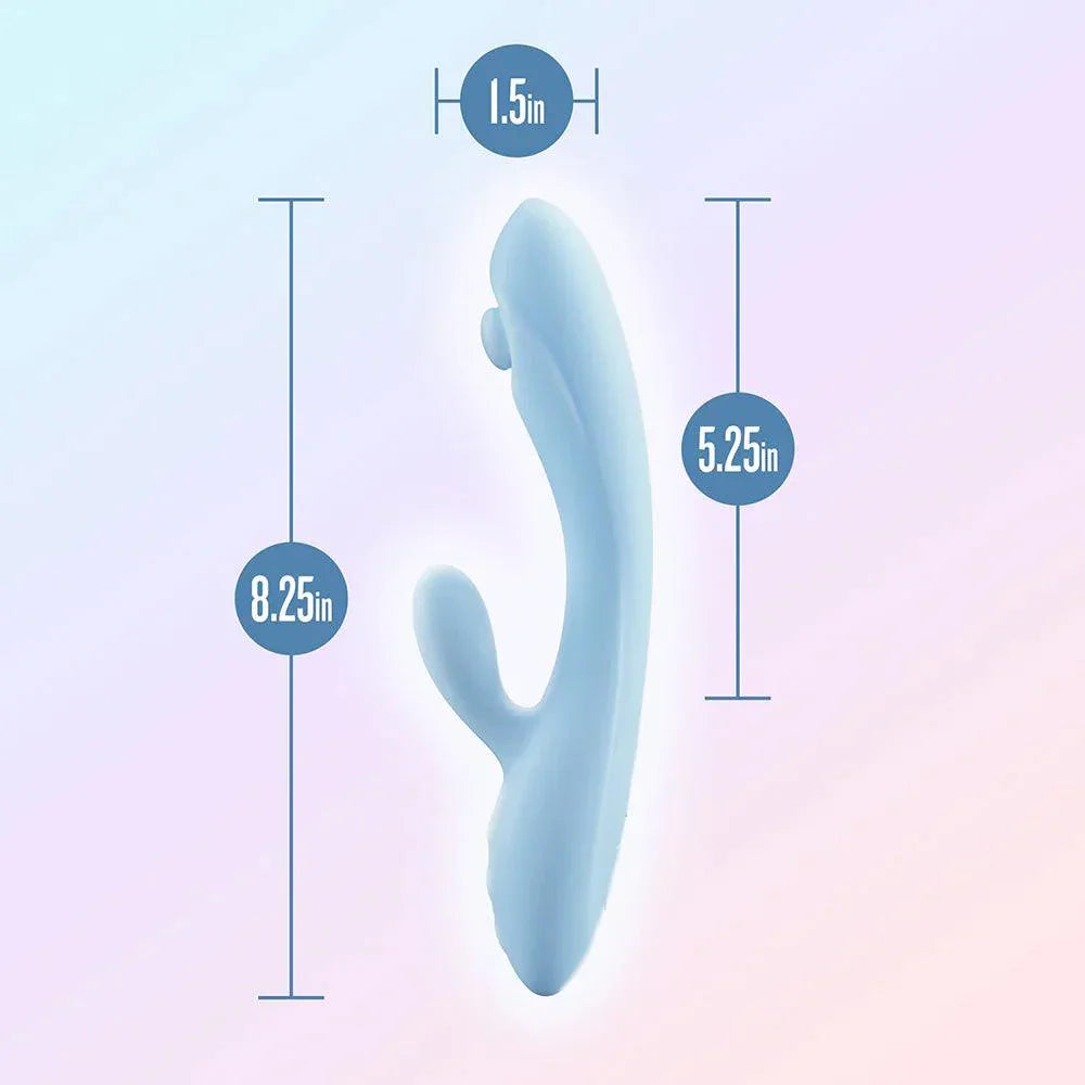 Play with Me Moondust Magic Rechargeable Silicone Rabbit Vibrator - Buy At Luxury Toy X - Free 3-Day Shipping