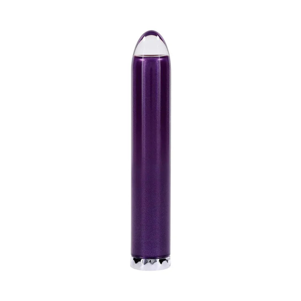 Playboy Amethyst Rechargeble Vibrating Glass Vibe - Buy At Luxury Toy X - Free 3-Day Shipping