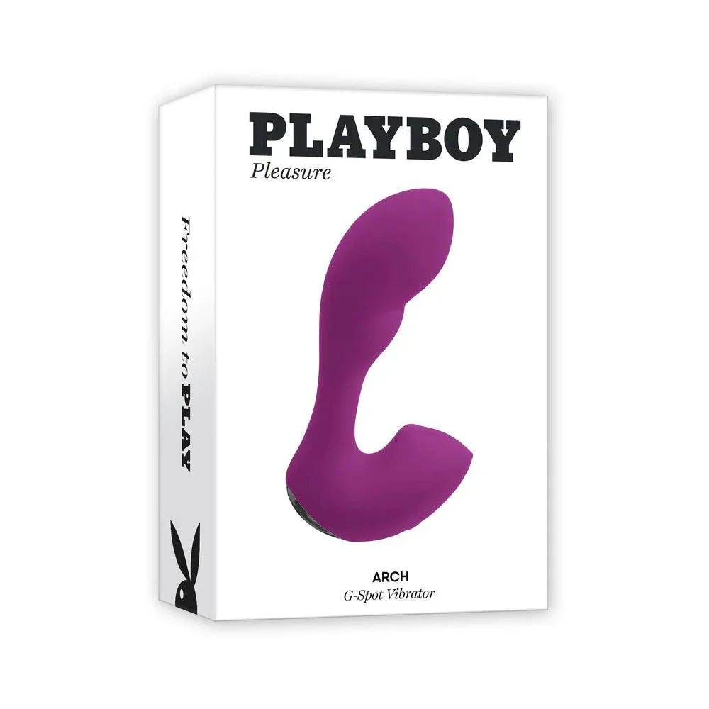 Playboy Arch Rechargeable Silicone G-spot Vibrator - Buy At Luxury Toy X - Free 3-Day Shipping