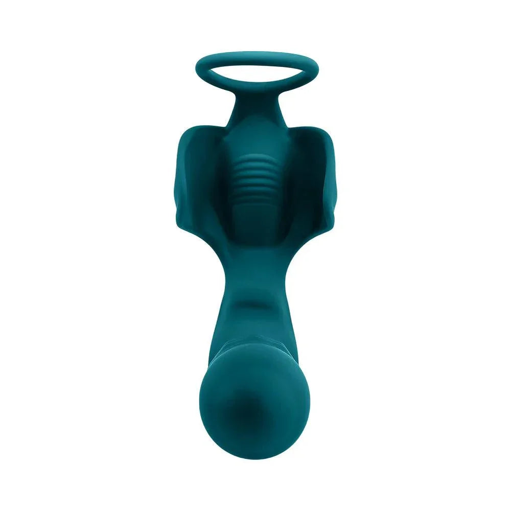 Playboy Bring It On Rechargeable Silicone Thrusting Anal Plug with Vibrating Ball Cradle - Buy At Luxury Toy X - Free 3-Day Shipping