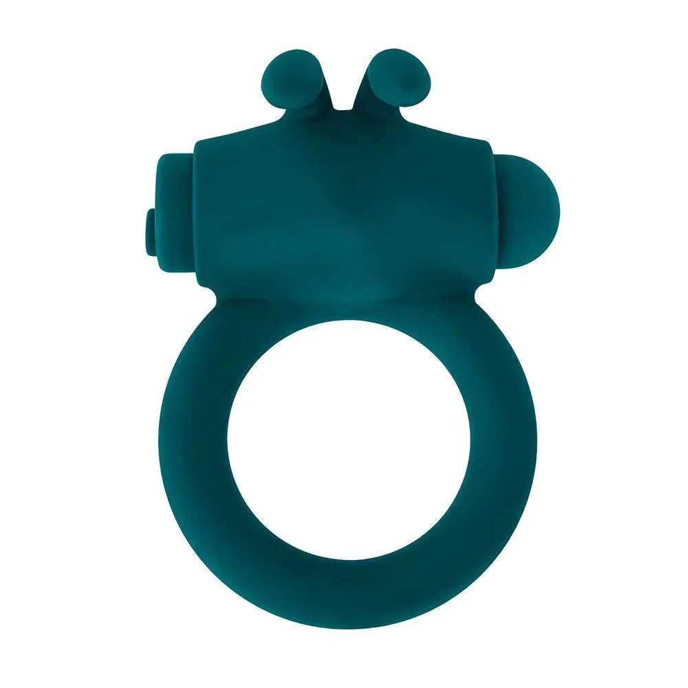 Playboy Bunny Buzzer Rechargeable Vibrating Silicone Cockring with Stimulator - Buy At Luxury Toy X - Free 3-Day Shipping