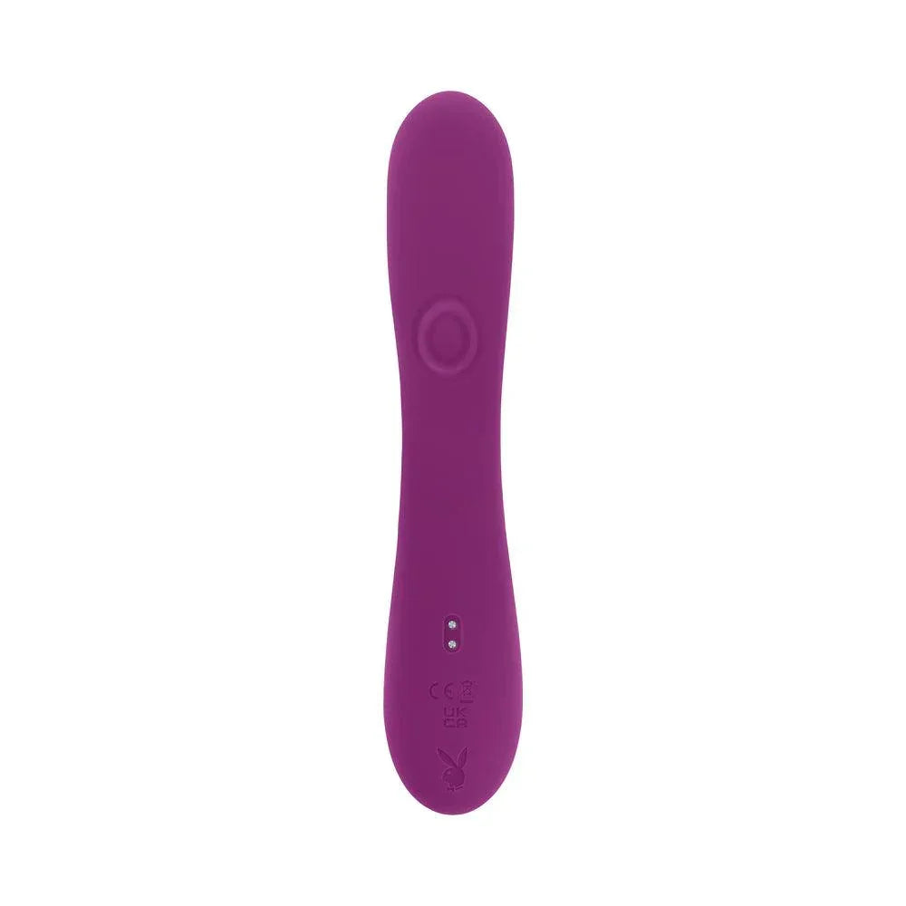 Playboy Busy Bunny Rechargeable Vibrating Dual Stimulator Vibrator Silicone - Buy At Luxury Toy X - Free 3-Day Shipping