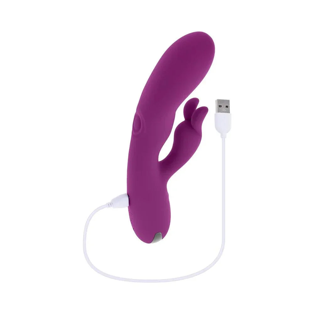 Playboy Busy Bunny Rechargeable Vibrating Dual Stimulator Vibrator Silicone - Buy At Luxury Toy X - Free 3-Day Shipping
