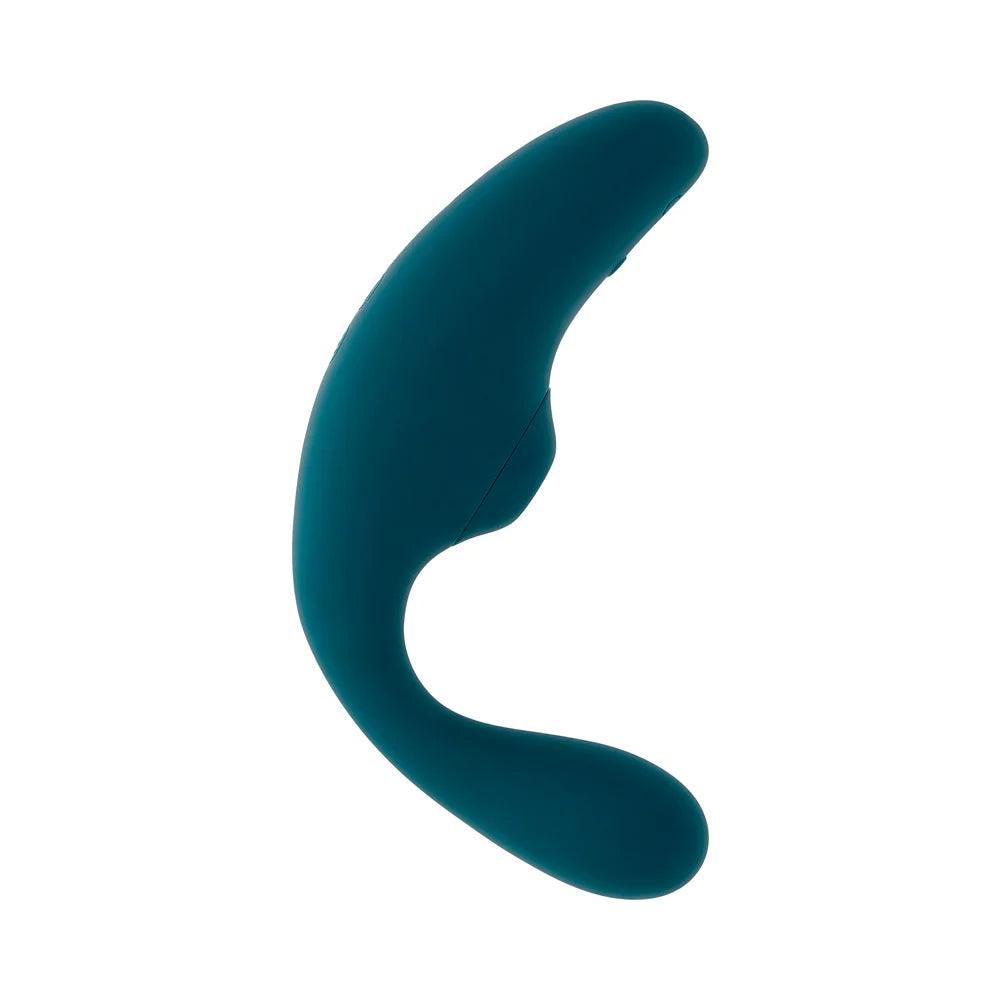 Playboy Charmer Rechargeable Silicone Dual Vibrator with Clitoral Stimulation - Buy At Luxury Toy X - Free 3-Day Shipping