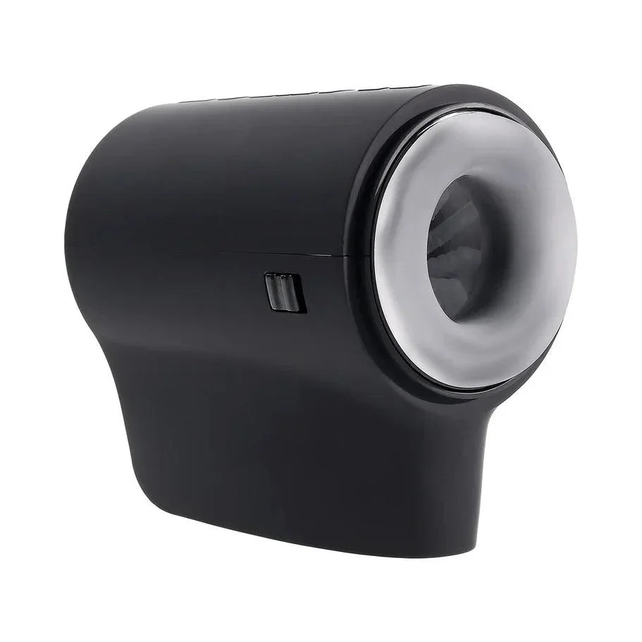 Playboy Come Along Dual End Rechargeable Masturbator - Black/Clear - Buy At Luxury Toy X - Free 3-Day Shipping