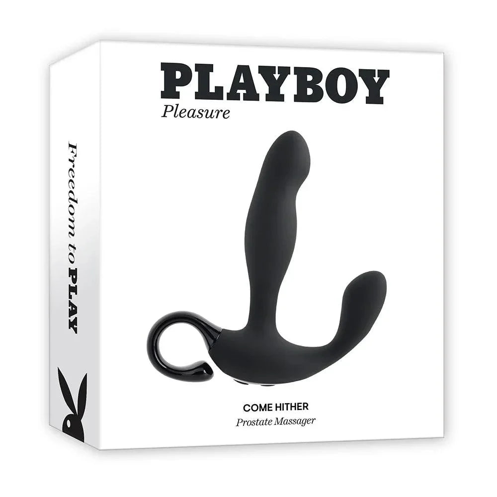 Playboy Come Hither Rechargeable Remote Controlled Silicone Vibrating Prostate Massager - Buy At Luxury Toy X - Free 3-Day Shipping