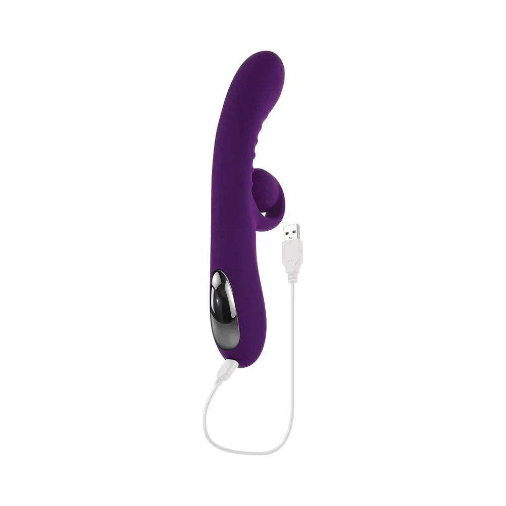 Playboy Curlicue Rechargeable Dual Stim Vibrator Silicone - Buy At Luxury Toy X - Free 3-Day Shipping