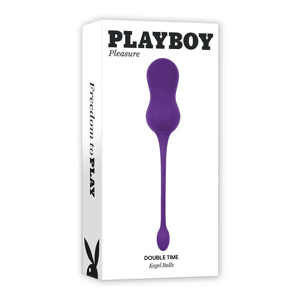 Playboy Double Time Rechargeable Remote Controlled Vibrating Silicone Dual Kegel Balls - Buy At Luxury Toy X - Free 3-Day Shipping
