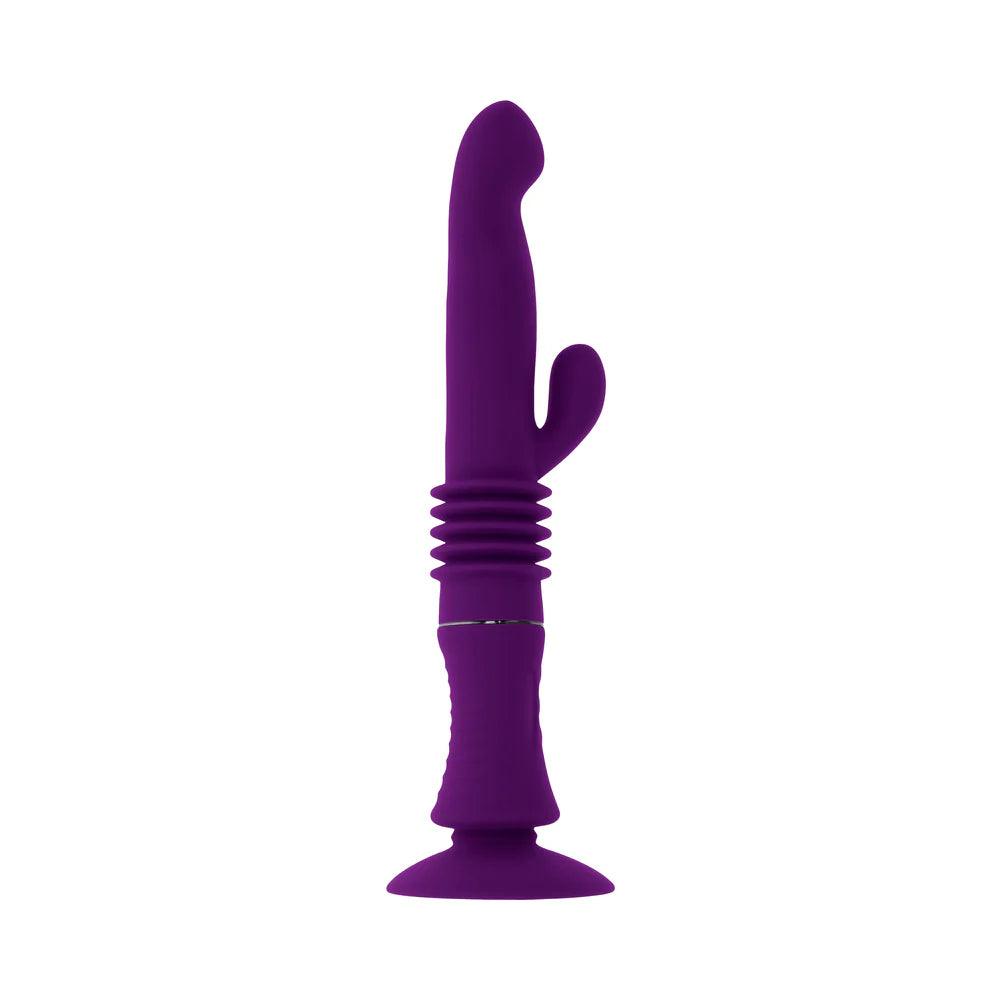 Playboy Hoppy Ending Rechargeable Silicone Thrusting Rabbit Vibrator - Buy At Luxury Toy X - Free 3-Day Shipping
