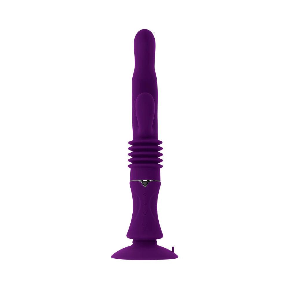 Playboy Hoppy Ending Rechargeable Silicone Thrusting Rabbit Vibrator - Buy At Luxury Toy X - Free 3-Day Shipping