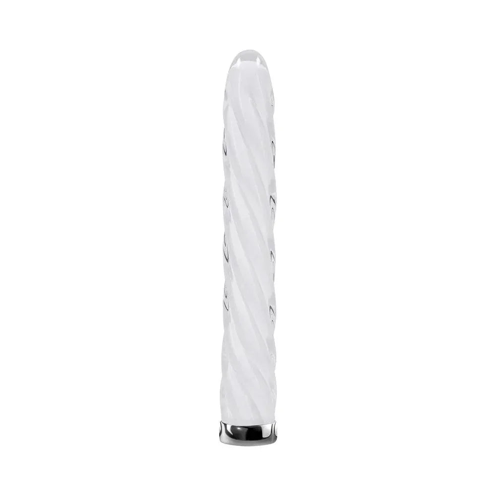 Playboy In a Twist Rechargeable Glass Vibrator - Buy At Luxury Toy X - Free 3-Day Shipping