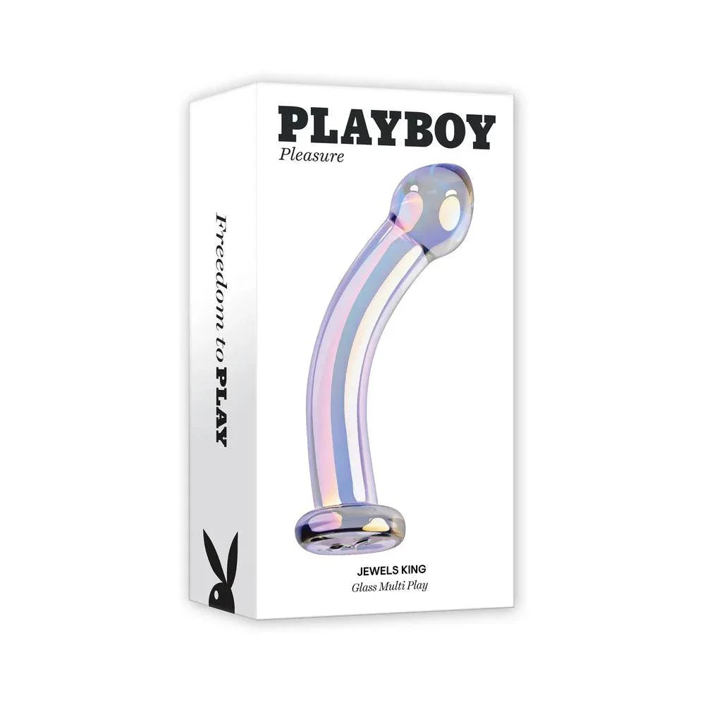 Playboy Jewels King Glass Dildo - Buy At Luxury Toy X - Free 3-Day Shipping