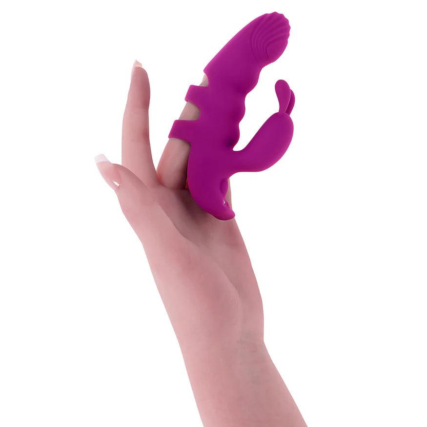 Playboy Lend a Hand Rechargeable Silicone Finger Vibrator - Buy At Luxury Toy X - Free 3-Day Shipping