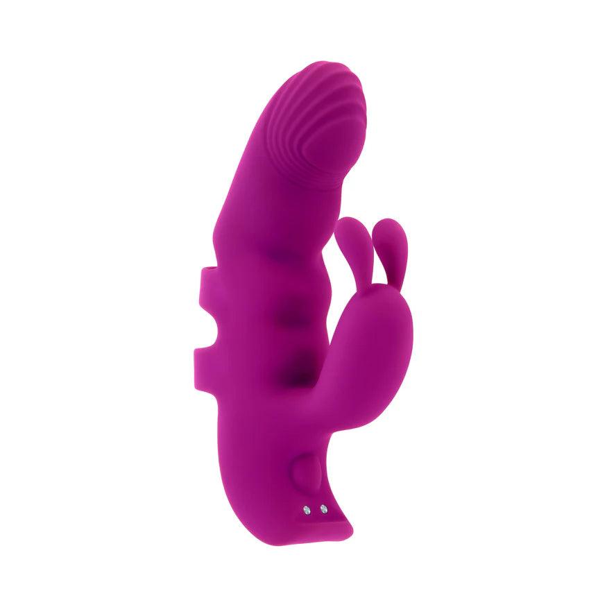 Playboy Lend a Hand Rechargeable Silicone Finger Vibrator - Buy At Luxury Toy X - Free 3-Day Shipping
