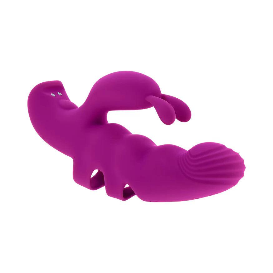 Playboy Lend a Hand Rechargeable Silicone Finger Vibrator - Buy At Luxury Toy X - Free 3-Day Shipping