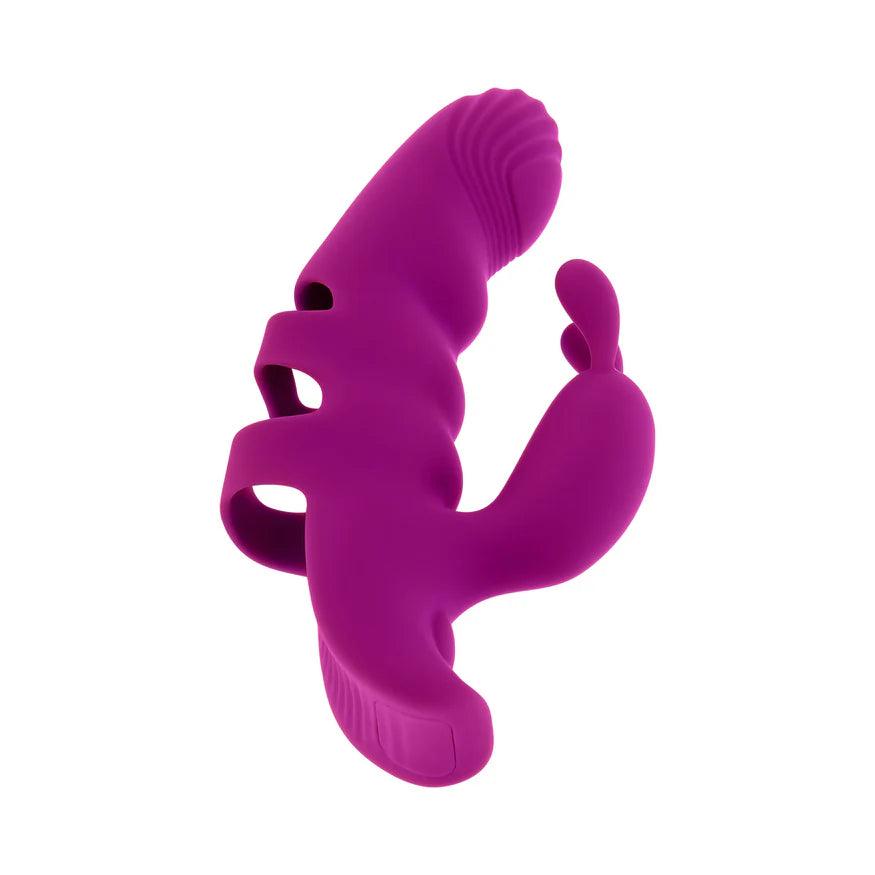 Playboy Lend a Hand Rechargeable Silicone Finger Vibrator - Buy At Luxury Toy X - Free 3-Day Shipping