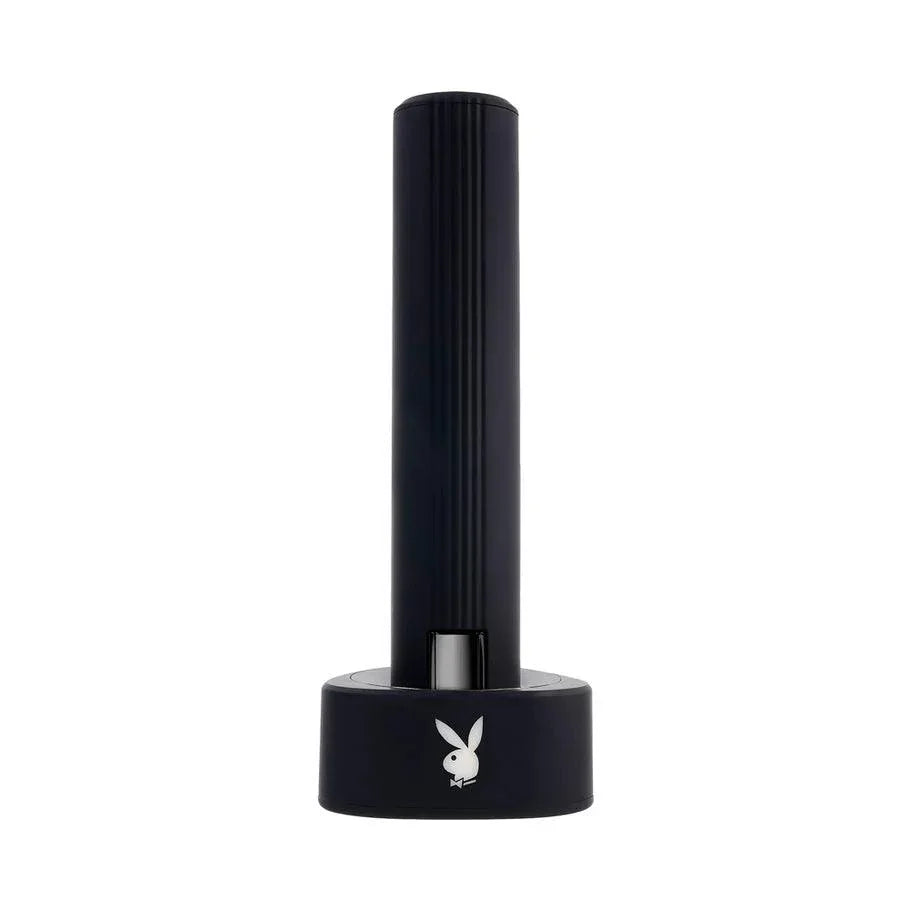 Playboy Pleasure Zone Rechargeable Silicone Light-Up Vibrator - Black - Buy At Luxury Toy X - Free 3-Day Shipping