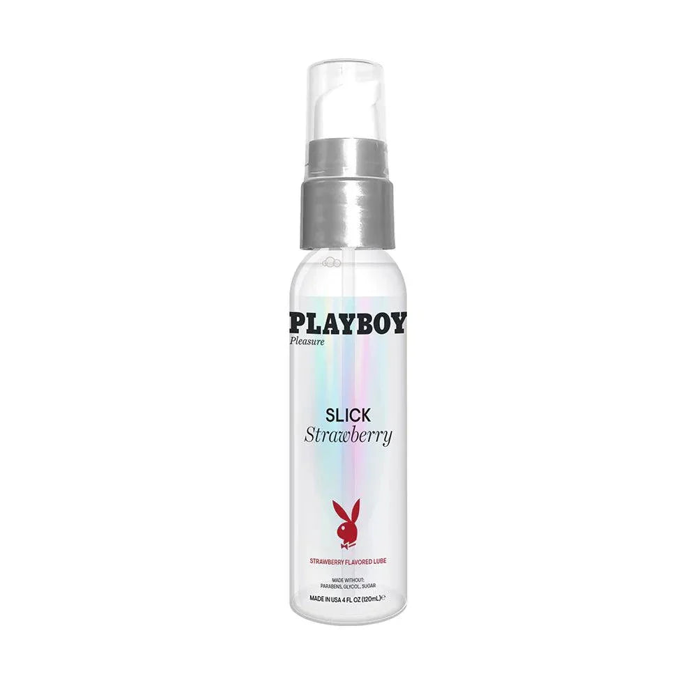 Playboy Slick Flavored Water-Based Lubricant Strawberry Playboy Slick Flavored Water-Based Lubricant Strawberry