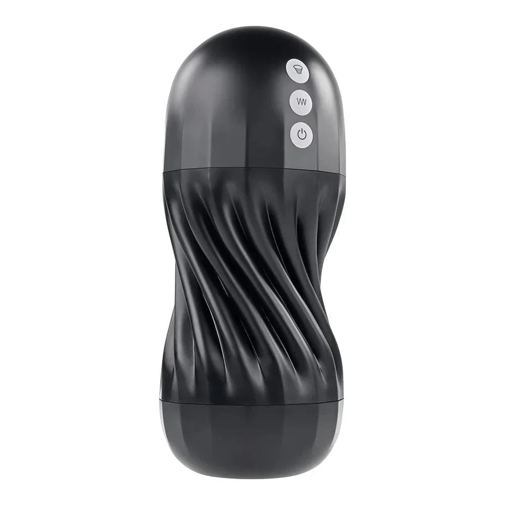 Playboy Solo Rechargeable Sucking Vibrating Masturbator - Buy At Luxury Toy X - Free 3-Day Shipping
