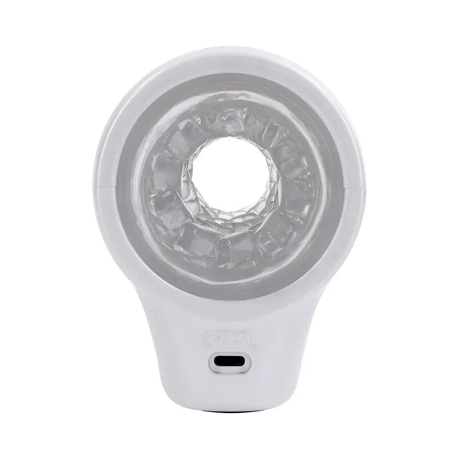Playboy Spin Doctor Rechargeable Spinning Stroker TPE Sleeve White - Buy At Luxury Toy X - Free 3-Day Shipping