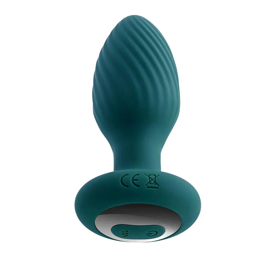 Playboy Spinning Tail Teaser Vibrating Rotating Anal Plug Salute - Buy At Luxury Toy X - Free 3-Day Shipping